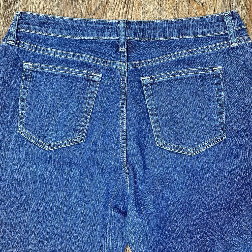 Lee Riders Womens Jeans Size 16P Relaxed Fit Blue Denim Straight Leg Cotton - Picture 8 of 10